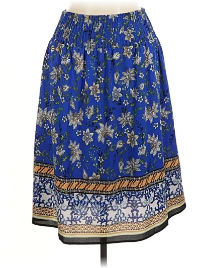 Pre-owned Bobeau Casual Skirt In Blue