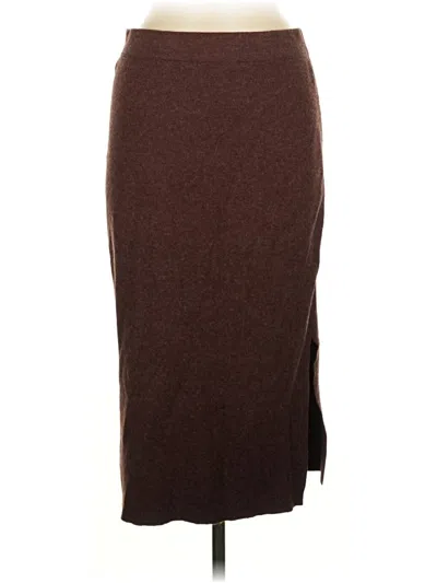 Pre-owned Bobeau Casual Skirt In Brown