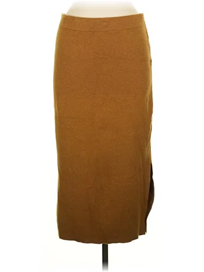Pre-owned Bobeau Casual Skirt In Brown