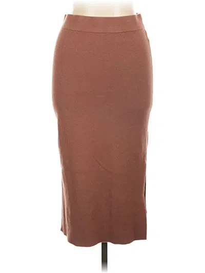 Pre-owned Bobeau Casual Skirt In Brown