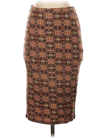 Pre-owned Bobeau Casual Skirt In Brown