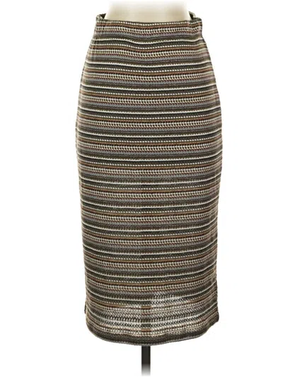 Pre-owned Bobeau Casual Skirt In Brown