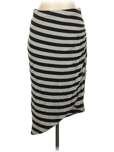 Pre-owned Bobeau Casual Skirt In Gray