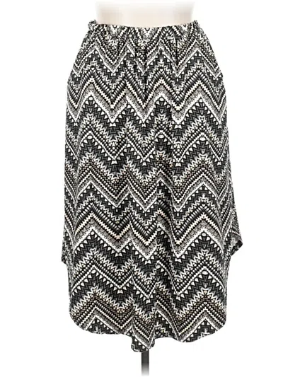 Pre-owned Bobeau Casual Skirt In Gray