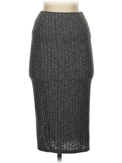 Pre-owned Bobeau Casual Skirt In Gray