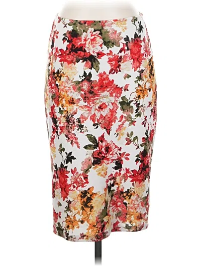 Pre-owned Bobeau Casual Skirt In Red