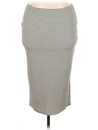 Pre-owned Bobeau Casual Skirt In White