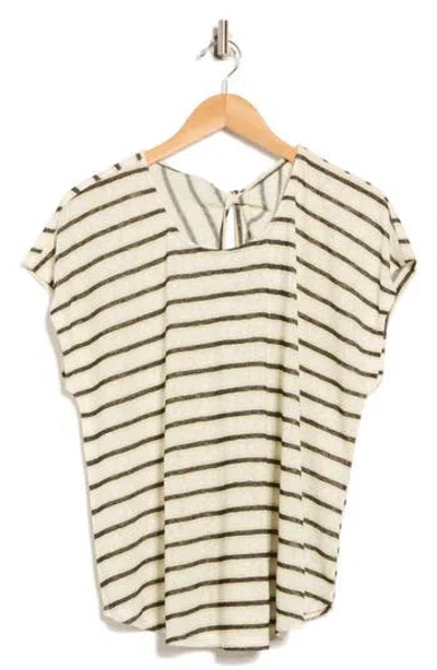 Bobeau Caty Twist Back T-shirt