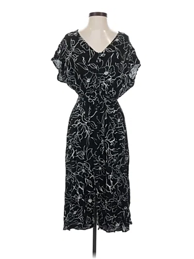 Pre-owned Bobeau Cocktail Dress In Black