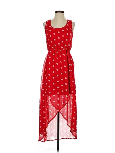 Pre-owned Bobeau Cocktail Dress In Red
