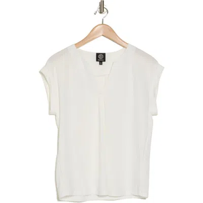 Bobeau Dolman Sleeve Piqué T-shirt In Ivory