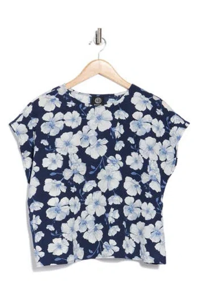 Bobeau Dolman Sleeve Top In Multi