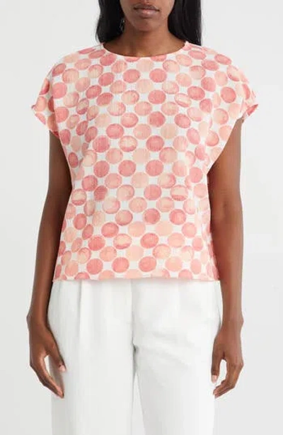 Bobeau Dolman Sleeve Top In Pink