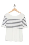 Bobeau Elbow Sleeve Top
