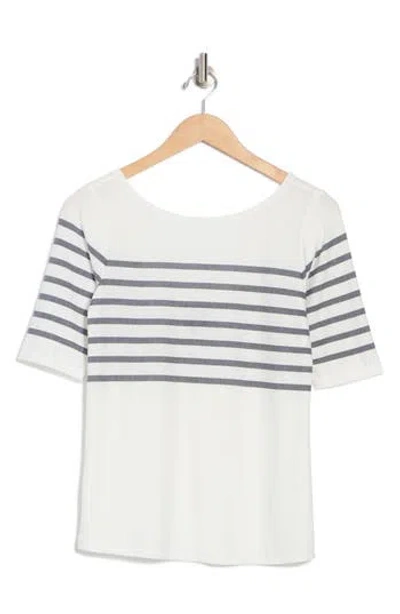 Bobeau Elbow Sleeve Top