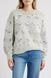 Bobeau Eyelash Crewneck Sweater