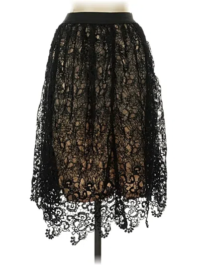 Pre-owned Bobeau Formal Skirt In Black