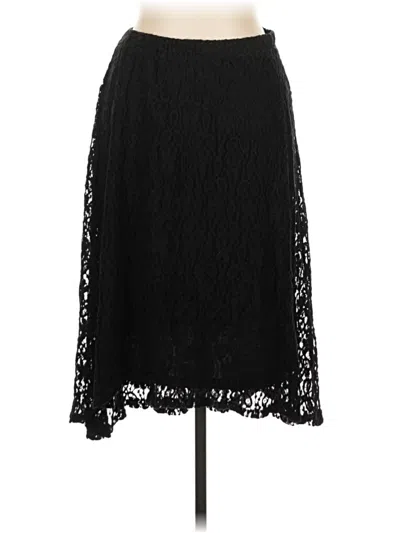 Pre-owned Bobeau Formal Skirt In Black
