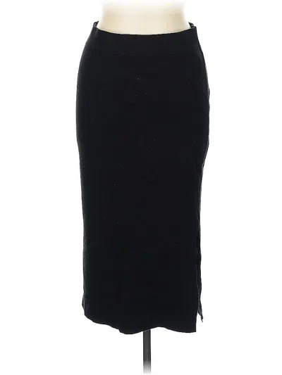 Pre-owned Bobeau Formal Skirt In Black