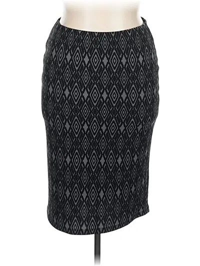 Pre-owned Bobeau Formal Skirt In Black