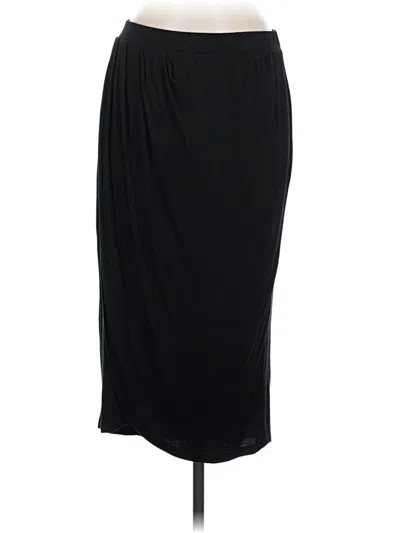Pre-owned Bobeau Formal Skirt In Black
