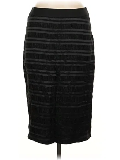 Pre-owned Bobeau Formal Skirt In Black