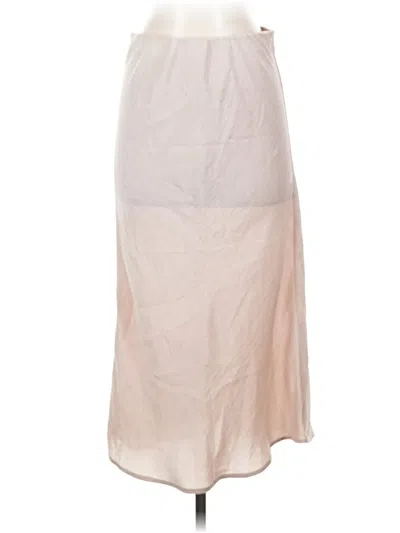 Pre-owned Bobeau Formal Skirt In Ivory