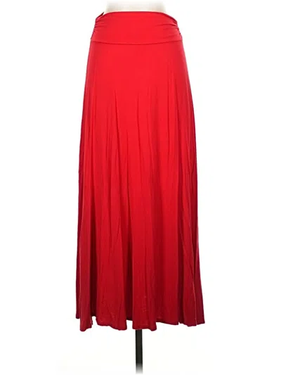 Pre-owned Bobeau Formal Skirt In Red