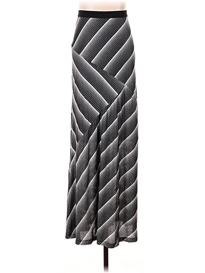 Pre-owned Bobeau Formal Skirt In Silver