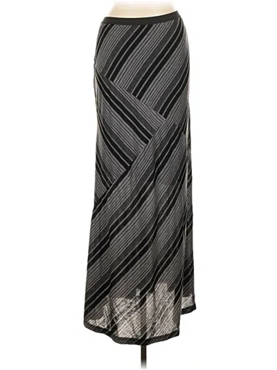 Pre-owned Bobeau Formal Skirt In Silver