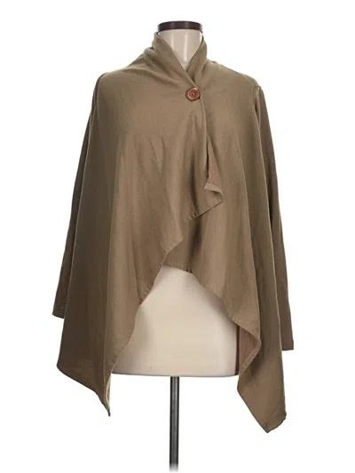 Pre-owned Bobeau Kimono In Brown