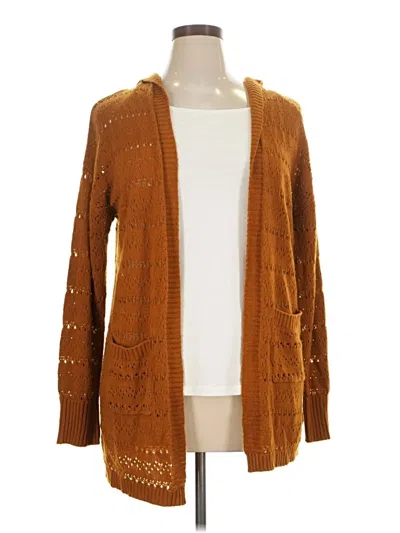 Pre-owned Bobeau Kimono In Brown