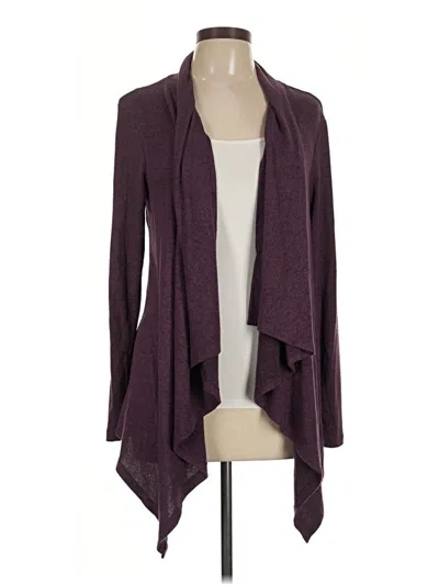 Pre-owned Bobeau Kimono In Burgundy