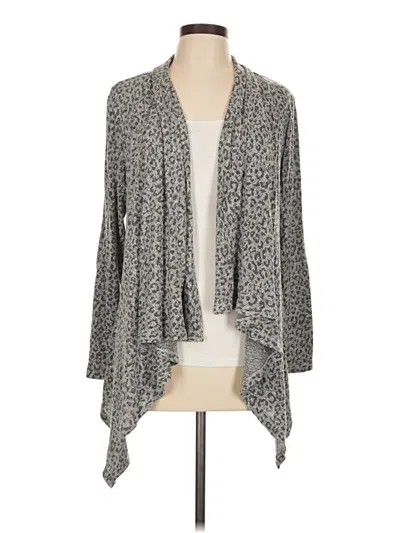 Pre-owned Bobeau Kimono In Gray