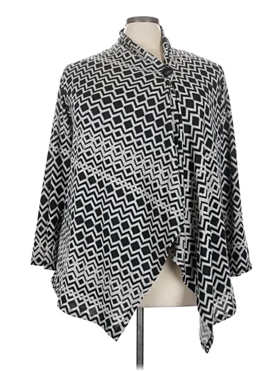 Pre-owned Bobeau Kimono In Gray