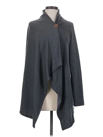 Pre-owned Bobeau Kimono In Gray
