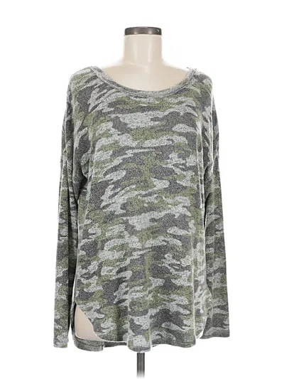 Pre-owned Bobeau Long Sleeve T-shirt In Gray