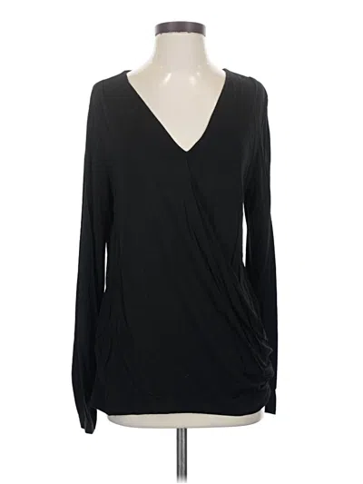 Pre-owned Bobeau Long Sleeve T-shirt In Black