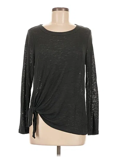 Pre-owned Bobeau Long Sleeve T-shirt In Black