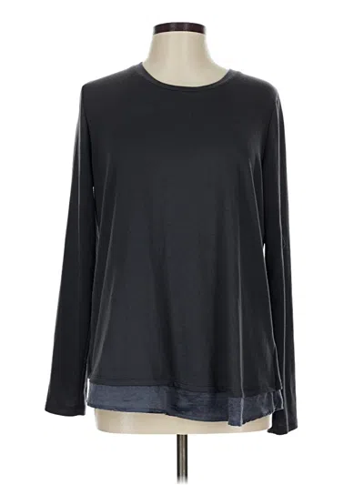 Pre-owned Bobeau Long Sleeve T-shirt In Black