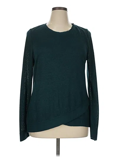 Pre-owned Bobeau Long Sleeve T-shirt In Blue