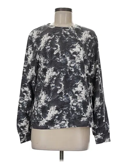 Bobeau Long Sleeve T-shirt In Gray