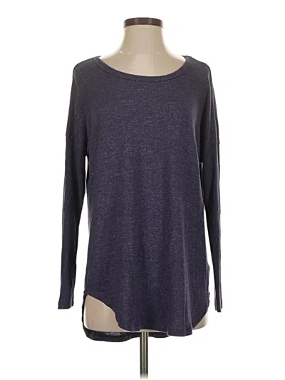 Pre-owned Bobeau Long Sleeve T-shirt In Gray