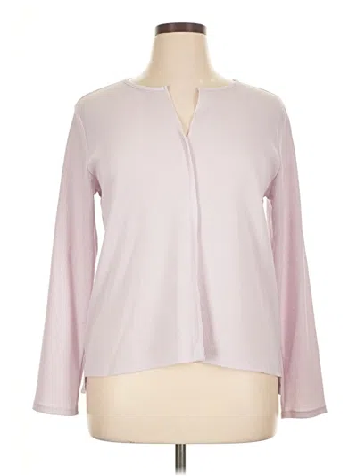 Pre-owned Bobeau Long Sleeve T-shirt In Pink
