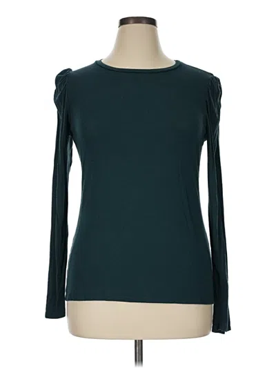 Pre-owned Bobeau Long Sleeve T-shirt In Teal