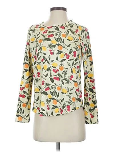 Pre-owned Bobeau Long Sleeve T-shirt In Yellow