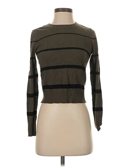 Pre-owned Bobeau Long Sleeve Turtleneck In Brown