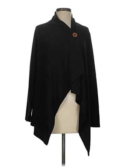 Pre-owned Bobeau Poncho In Black