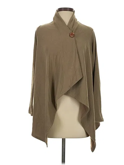 Pre-owned Bobeau Poncho In Brown
