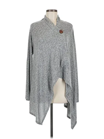 Pre-owned Bobeau Poncho In Gray